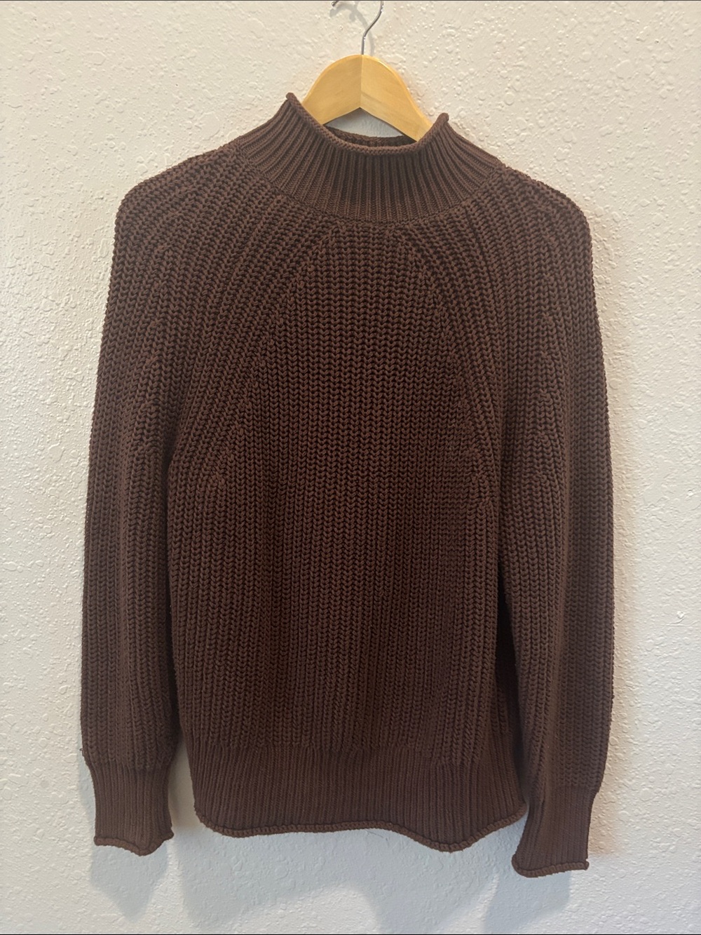 J. Crew Brown Knit Cowl Neck Sweater